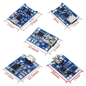 Módulo Cargador de Batería de Iones de Litio 18650 TP4056 5V 1A, Placa de Protección Contra Sobrecarga para Baterías de Iones de Litio de 3.7V 3.6V 4.2V - Product Image 2