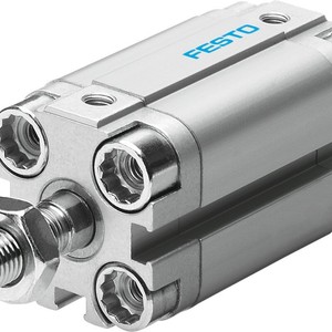 กระบอกลม Festo Compact รุ่น Advu 25 15 A P A 156610 แบบคู่ พร้อมคันโยกปรับระดับแรงกระแทกและแม่เหล็ก - Product Image 1