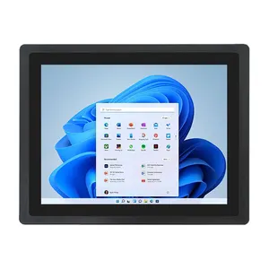 Monitor capacitivo industrial de tela de toque com tela LCD de montagem em parede 4:3 1280x1024 de 17 polegadas