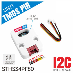 Unidad de Sensor Infrarrojo de Alta Sensibilidad M5Stack TMOS PIR STHS34PF80 para Sistema Inteligente IoT G787 - Product Image 6