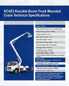 <span class=keywords><strong>Grue</strong></span> à flèche articulée SC4Z3 de 4 tonnes montée sur camion pour entreprise de <span class=keywords><strong>location</strong></span>, <span class=keywords><strong>prix</strong></span> avantageux - Product Image 4