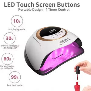 Lâmpada de Manicure Profissional de Secagem Rápida 180W Sun BM11 45LED 4Temporizadores Sem Fio Portátil <span class=keywords><strong>UV</strong></span> LED para Unhas de Gel - Product Image 1