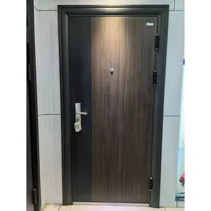 Turki Modern tahan api keamanan pintu masuk Harga Murah produsen pintu baja berkualitas tinggi desain dibuat di Cina