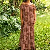Nouvelle robe maxi fluide et ample à imprimé floral, avec bandeau élastique, en rayonne, faite sur mesure, style décontracté