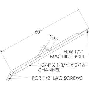 Quan Pham - Abrazadera de Brazo de 5 Pulgadas, Galvanizada por Inmersión en Caliente, Especificación ASTM F2329, Fabricante Vietnamita, Mejor Calidad - Product Image 4