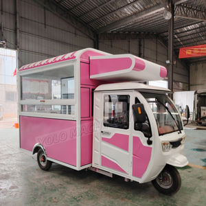 Triciclo Eléctrico <span class=keywords><strong>para</strong></span> Comida, Carrito de Comida Móvil de 3 Ruedas, Quiosco, Tienda al Aire Libre en Venta, Helados, <span class=keywords><strong>Hot</strong></span> Dogs con Congelador Refrigerado - Product Image 2