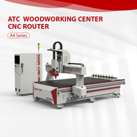 Vente directe d'usine - Routeur CNC pour le travail du bois A4 1325 PRO avec moteur servo AC pour l'industrie du meuble