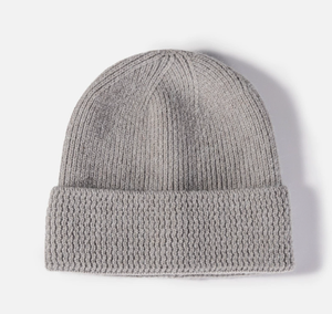 Winter Warm Knit Beanie Hat for Women <b>Men</b> Soft Ribbed Cuffed <b>Cap</b> Fashion Solid Color Casual Knitted Hat for Outdoor Daily Wear - Product Image 2