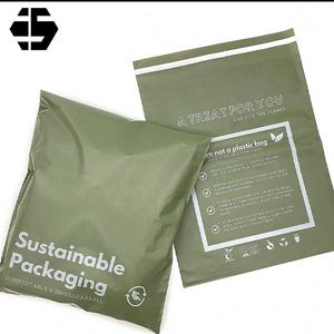 Muestra Gratuita de Fábrica, Bolsa de Embalaje Sostenible 100% Reciclada y Biodegradable, Logotipo Personalizado Impreso en Serigrafía, Polipropileno de 3 mm de Grosor para Envío - Product Image 3