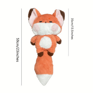 US 3-5 Tage Lieferzeit Niedliche Fuchs-Plüschpuppe Weiches Stofftier mit Flexiblen Designdetails für Geschenke, Dekoration und Ausstellung - Product Image 2