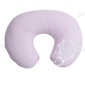 Cojín Impermeable de <span class=keywords><strong>Lactancia</strong></span> Materna, Cojín de Alimentación de Algodón Suave para Niños Pequeños, Almohada con Forma de Pecho de Felpa Rellena Rosa - Product Image 1