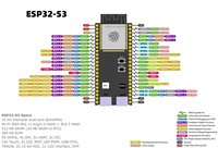 Carte de développement ESP32-S3-N8R8 WiFi sans fil + pour MCU double cœur 32 bits AI Robot Xiao Zhi