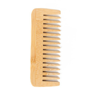 Logo personalizzato di buona qualità a basso prezzo pettine per pidocchi Hotel monouso in legno di bambù pettine a denti larghi in legno - Product Image 2
