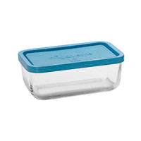 Frigoverre glazen luchtdichte container 21 × 13 × 8 h cm, met luchtdicht deksel