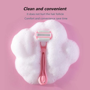 GOODMAX <span class=keywords><strong>Rasoir</strong></span> <span class=keywords><strong>intime</strong></span> à cinq lames pour <span class=keywords><strong>femme</strong></span> Rasoirs pour l'épilation avec savon intégré - Product Image 5
