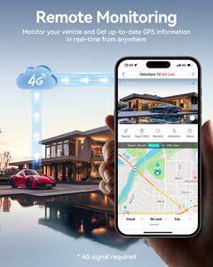 กล้องติดรถยนต์ Redtiger VS10 2.5k 1080P กล้องหน้าและหลังคู่ พร้อม WIFI GPS บันทึกภาพแบบกล่องดำ - Product Image 3