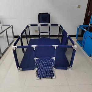 2 <span class=keywords><strong>Panier</strong></span> <span class=keywords><strong>de</strong></span> Buts <span class=keywords><strong>de</strong></span> Football Multifonctionnel Bébé 230cm Clôture <span class=keywords><strong>de</strong></span> Sécurité Renforcée Bassin à Balles Rectangle Portable Intérieur Parc pour Enfants 30 Balles - Product Image 2