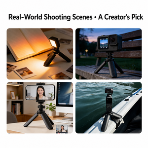 Mini tré<span class=keywords><strong>pied</strong></span> <span class=keywords><strong>pour</strong></span> DJI Osmo, tré<span class=keywords><strong>pied</strong></span> de bureau portable <span class=keywords><strong>pour</strong></span> caméra, support de perche à selfie <span class=keywords><strong>pour</strong></span> <span class=keywords><strong>projecteur</strong></span> et vlog - Product Image 4