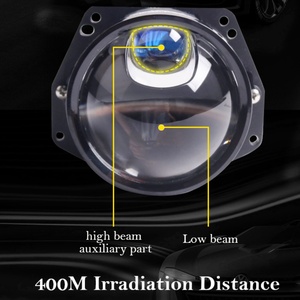 Sanvi Factory Price Led Headlight 3 Inch LK+ Bi Led Projector Lens with 3000K+6000K 72W Bi Led Projector Headlight Lens - Product Image 2