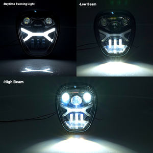 YongJin phare LED drl haute luminosité avec faisceau Hi/Lo pour phares de moto <span class=keywords><strong>Vespa</strong></span> <span class=keywords><strong>Piaggio</strong></span> Beverly - Product Image 3