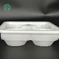 Boîtes à tartelettes multi-compartiments en PP, matériaux recyclés, emballage alimentaire pour épicerie, plateau à tartelettes