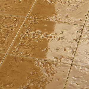Piastrella Ambra Bahia-13 13x13 cm 9 mm Lucida con Bordi Irregolari - Product Image 6