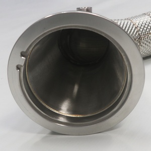 ท่อลงสแตนเลสคุณภาพสูง 304 หนา 1.5 มม. สำหรับ AUDI RS4 RS5 2.9T พร้อมแผ่นกันความร้อนและรับประกัน 5 ปี - Product Image 3