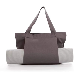 Biểu Tượng Tùy Chỉnh Lớn Yoga Phụ Kiện Phòng Tập Thể Dục Bông Bãi Biển Vai Canvas Yoga Tote Túi Với Yoga Mat Tàu Sân Bay - Product Image 6