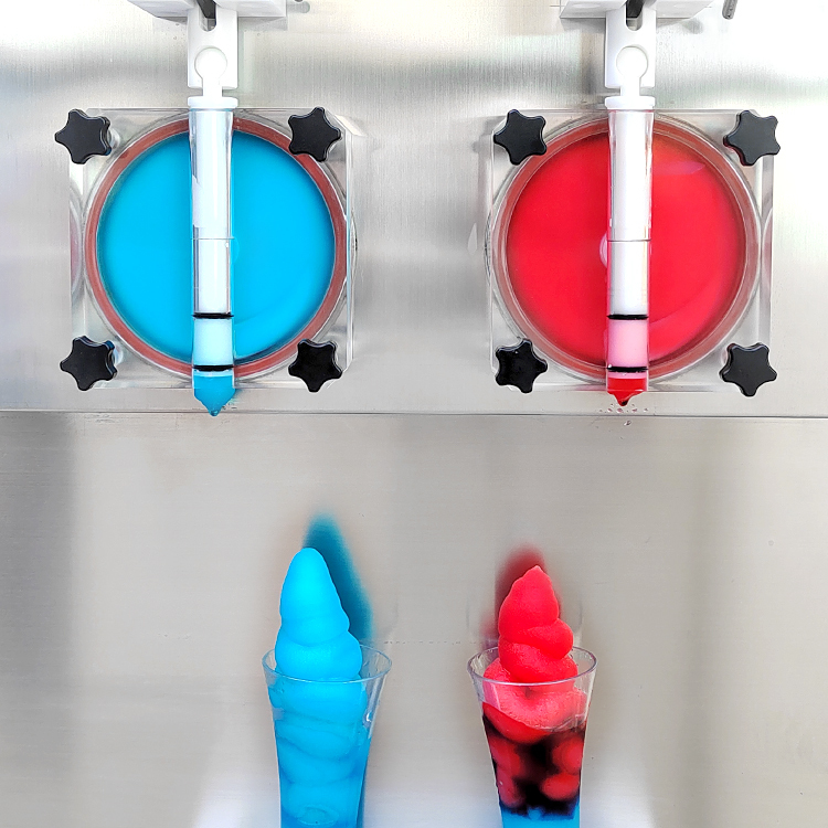 6 flavor ice cream machine
