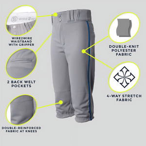Pantalons de baseball imprimés sur mesure de haute qualité Tontons Factory, vêtements de sport unisexes, respirants, séchage rapide, vente en gros - Product Image 5