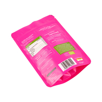 Sacs à fermeture éclair autoportants, qualité alimentaire, imperméables, refermables, en plastique, personnalisables, pour emballages de snacks, chips et noix