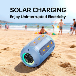 Altavoz Inalámbrico Portátil con Correa, Entrada AUX para Tarjeta TF, Graves <span class=keywords><strong>de</strong></span> 15 W, Luz Ambiental Colorida para Ciclismo y Viajes - Product Image 2