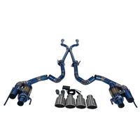 Système d'échappement Catback TitaniumValvetronic Racing, finition polie miroir, pour Lexus RCF 5.0L V8 2UR-GSE 2015-2021, ultra léger