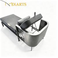 Chaises longues d'extérieur modernes, mobilier de piscine, transats de plage, chaises longues d'hôtel, lit de repos d'extérieur, chaise longue de resort