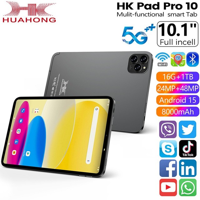 hk pad pro 10 tablet: 5G, 10.1