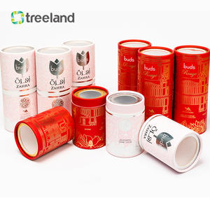 Confezionamento di cartone del tubo di carta stampato ecologico di lusso per la caramella dei chicchi di caffè del tè per uso del cioccolato - Product Image 4