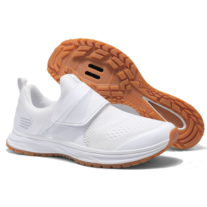 Chaussures de cyclisme d'intérieur pour femmes Pairduck, respirantes, en mesh, pour vélo de route, avec crampons, légères, ajustement sûr, semelle en caoutchouc, Spin - Product Image 2