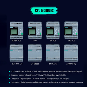 Controlador Lógico Programable (PLC) de Marca LOGO 8.4, Modelo de CPU 6ED1052-1MD08/1CC08/1HB08/1FB08-0BA2, Módulo Compacto Ethernet, Nube Nativa C - Product Image 5
