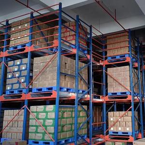 מערכת אחסון מתכתית כבדה מסוג פיטראק, מדפי אחסון רדיו, מדפי שאטל, מערכת מדפים חצי אוטומטית למחסנים. - Product Image 5