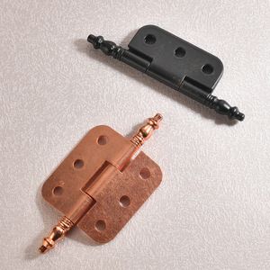 Charnière pivotante en fer pour mobilier industriel avec 6 trous, durable et facile à installer, angle d'ouverture de 180°, boîte cadeau incluse - Product Image 1