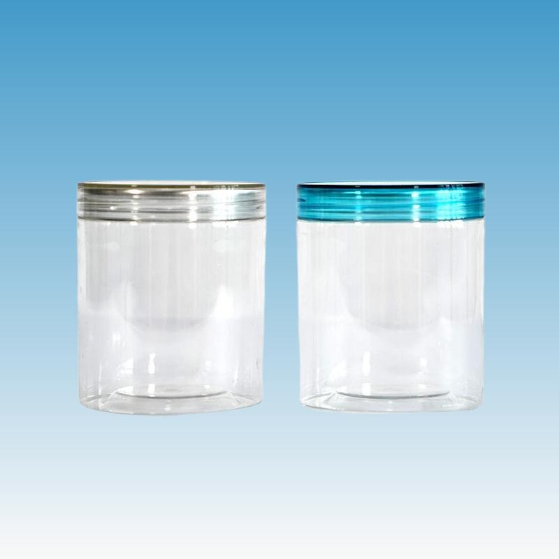 Dry Foods Storage Tank Spiral Crystal Easy-open Aluminum Cylinder Thick Transparent Easy Pull-off Can for Milk and Candy