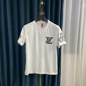 T-shirt en coton à manches courtes, shorts d'été, vêtements pour hommes, t-shirt pour hommes - Product Image 5