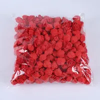 Mini rosas artificiales de espuma PE para decoración de boda, 3,5 cm, 500 unidades