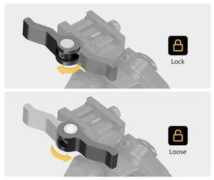 Phụ kiện giá đỡ ống ngắm bắn ngoài trời CVLIFE 7.5-9 inch với khớp nối nhanh, chất liệu nhôm & thép, 5 mức điều chỉnh chiều dài - Product Image 6