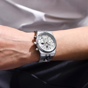 Montre à quartz pour homme BENYAR BY-5225M, multifonction, calendrier, mode, simple, étanche, lumineuse, montre de business, Reloj Hombre - Product Image 4