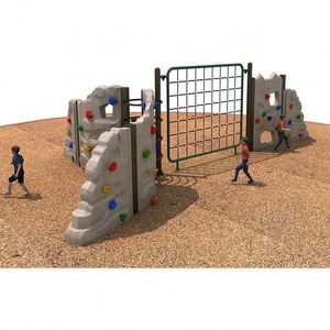 ผนังปีนป่ายสำหรับเด็กแบบกำหนดเองได้ พร้อมราวจับแบบ Monkey Bar จากผู้ผลิต - Product Image 3