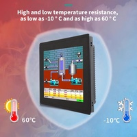 19 inç kapasitif dokunmatik ekran monitörler gömülü endüstriyel bilgisayar Tablet panel Pc hepsi bir arada