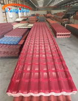 Matériaux de construction Tuile de toiture en pvc imperméable Feuille de toiture moderne Construction Toit en plastique