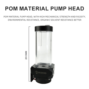 OCOCOO H09E Hochleistungs-Wasserkühlungspumpe mit Reservoir-Kombination, 12V DC Dreiphasen-Bürstenloser Motor für KI-Server und Industriekühlung - Product Image 1