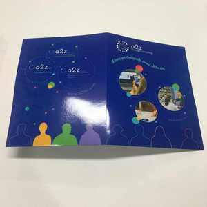 사용자 정의 디자인 인쇄 로고 <span class=keywords><strong>A4</strong></span> 다채로운 판지 비즈니스 사무실 패션 문서 파일 폴더 - Product Image 2